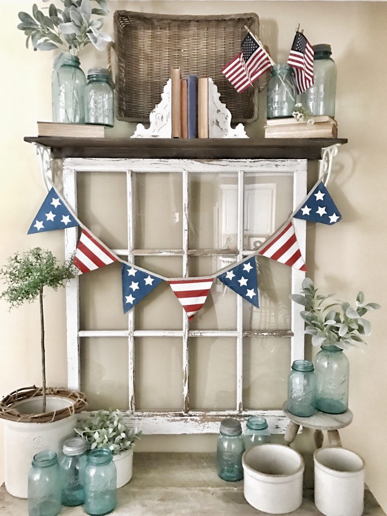 4th of july decor us flag banner