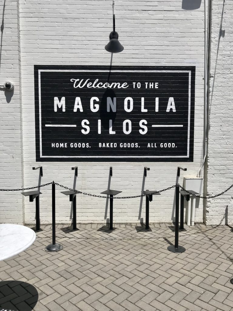 Magnolia Silos bakery sign