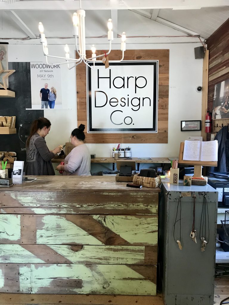 Harp Design Co. counter