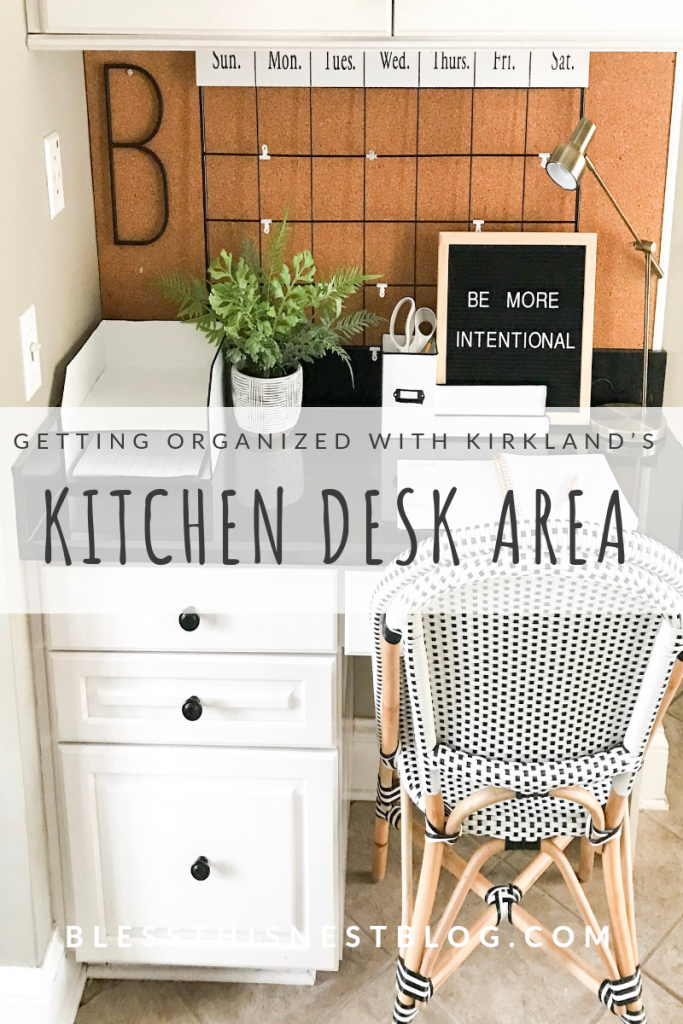 kitchen desk area blog banner