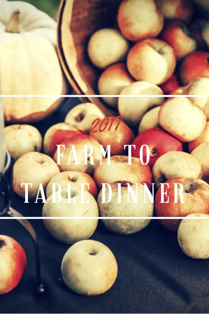 2017 farm to table dinner