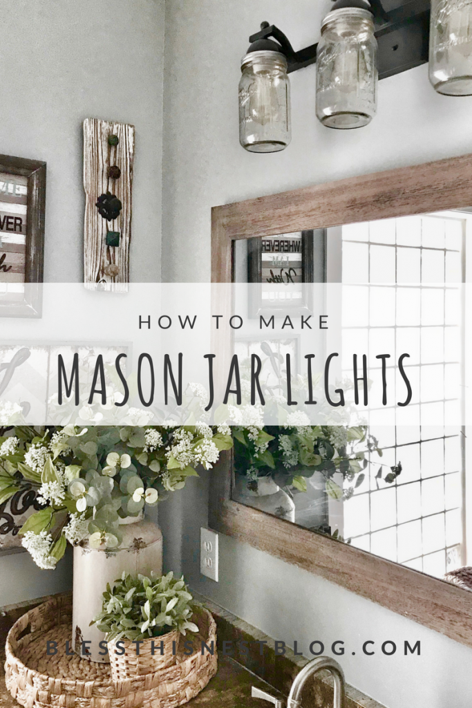 how to make mason jar lights